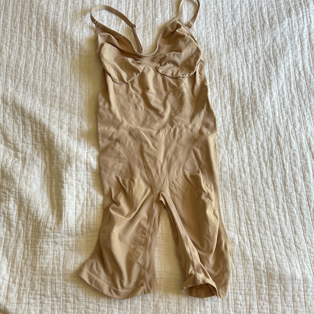 SKIMS mid thigh shaping suit